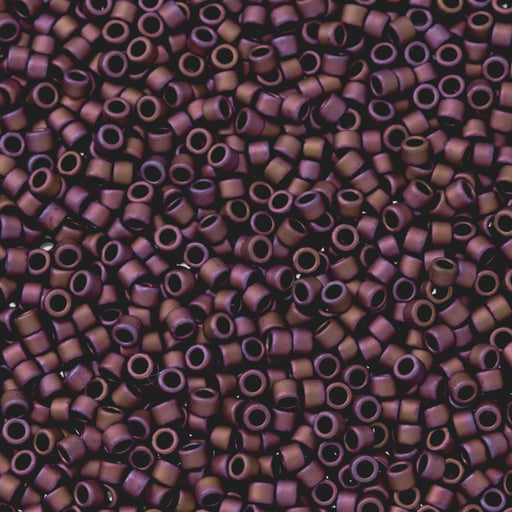 Toho Aiko Seed Beads, 11/0 #703 'Matte Mauve' (4 Grams)