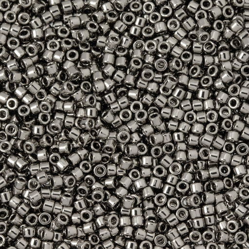 Toho Aiko Seed Beads, 11/0 #711 'Metallic Antique Silver' (4 Grams)