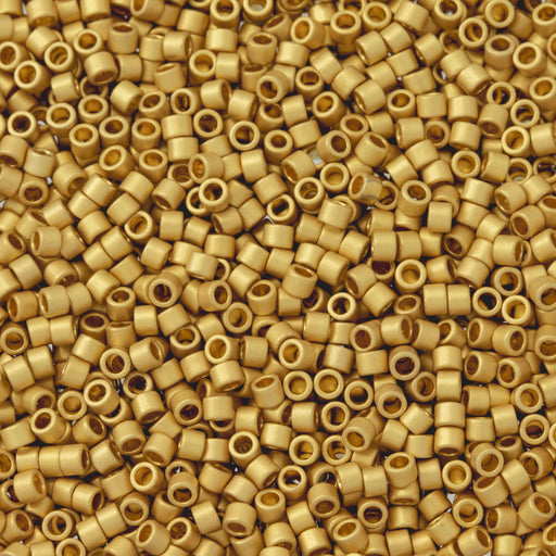 Toho Aiko Seed Beads, 11/0 #712F 'Frosted 24K Gold Plate' (4 Grams)