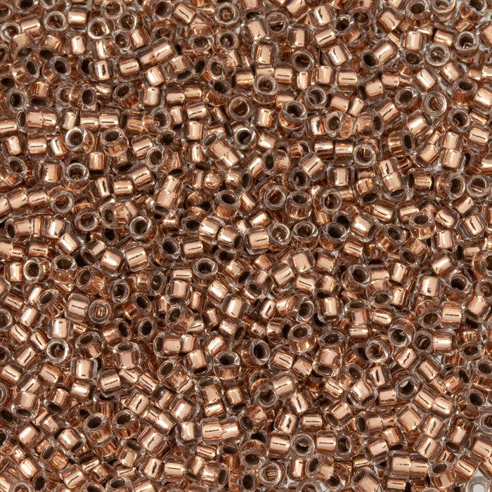 Toho Aiko Seed Beads, 11/0 #740 'Copper-Lined Crystal' (4 Grams)