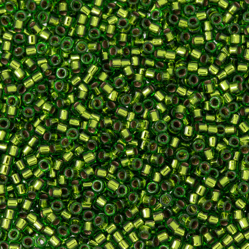 Toho Aiko Seed Beads, 11/0 #742 'Copper-Lined Peridot' (4 Grams)