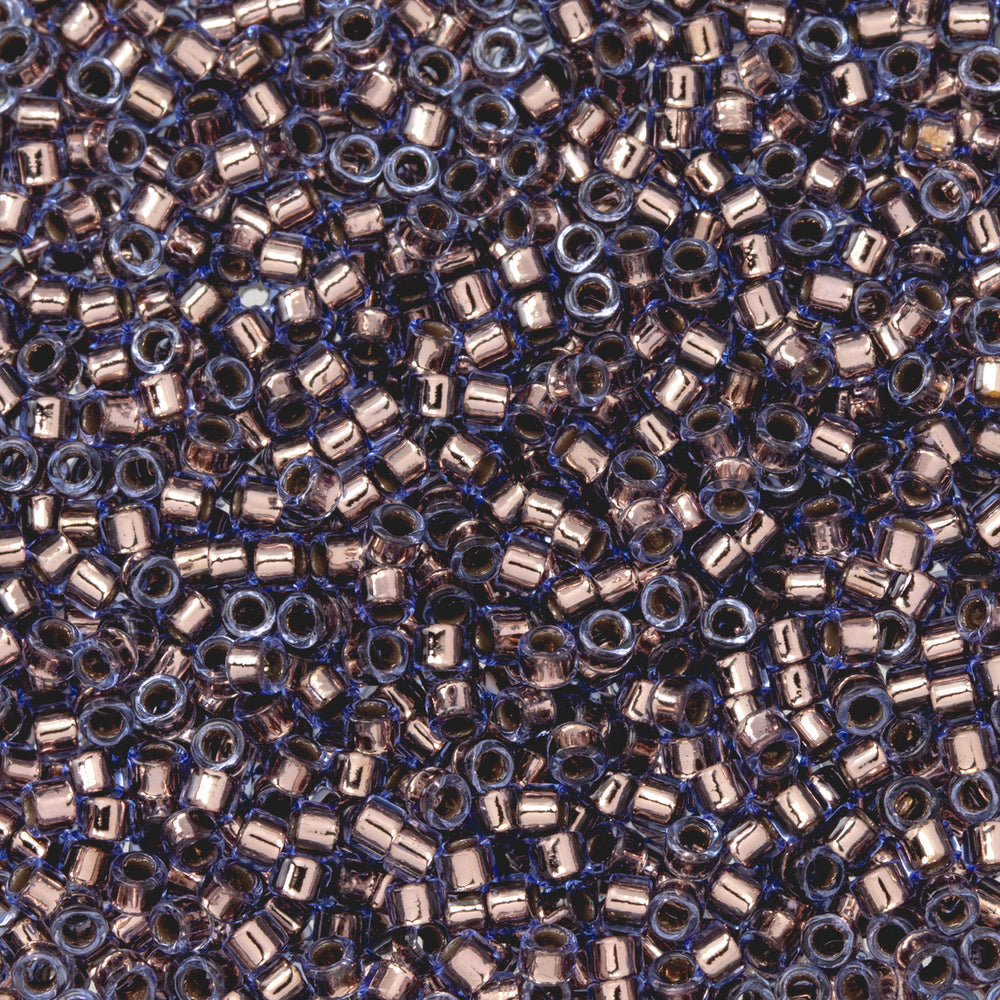 Toho Aiko Seed Beads, 11/0 #749 'Copper-Lined Lt Sapphire' (4 Grams)