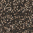 Toho Aiko Seed Beads, 11/0 #750 'Copper-Lined Black Diamond' (4 Grams)