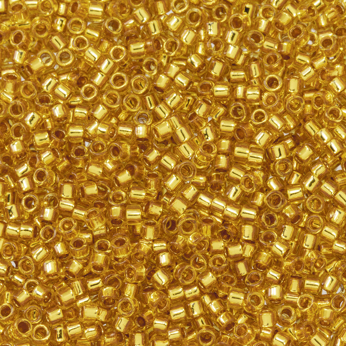 Toho Aiko Seed Beads, 11/0 #752 'Gold-Lined Jonquil' (4 Grams)