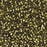 Toho Aiko Seed Beads, 11/0 #758 'Gold-Lined Gray' (4 Grams)