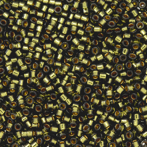 Toho Aiko Seed Beads, 11/0 #759 'Gold-Lined Montana Blue' (4 Grams)