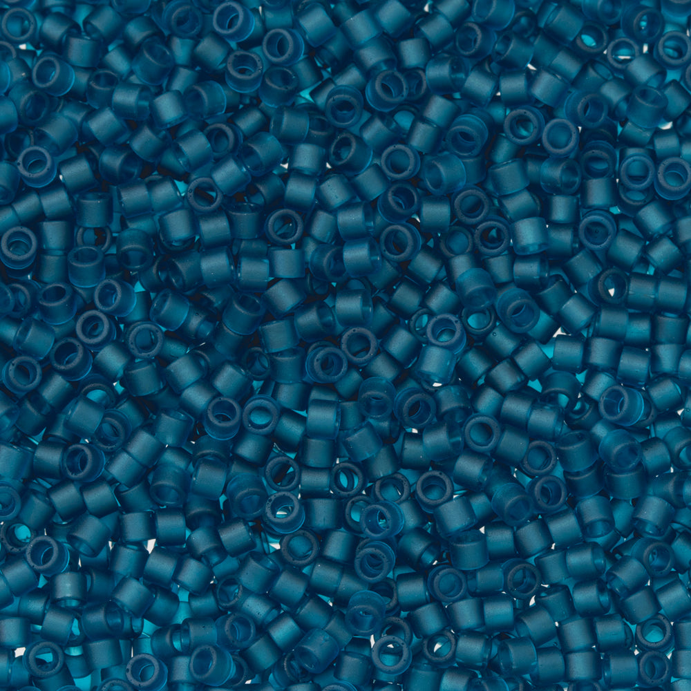 Toho Aiko Seed Beads, 11/0 #7BDF 'Transparent Frosted Teal' (4 Grams)