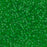 Toho Aiko Seed Beads, 11/0 #7BF 'Transparent Frosted Grass Green' (4 Grams)