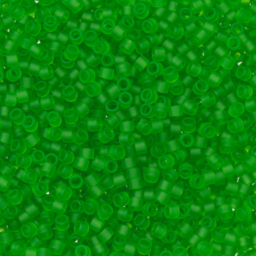 Toho Aiko Seed Beads, 11/0 #7F 'Transparent Frosted Peridot' (4 Grams)
