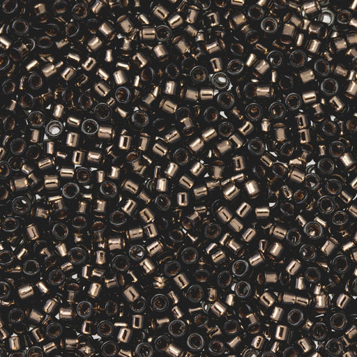 Toho Aiko Seed Beads, 11/0 #860 'Copper-Lined Storm Cloud' (4 Grams)
