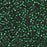 Toho Aiko Seed Beads, 11/0 #863 'Copper-Lined Emerald' (4 Grams)