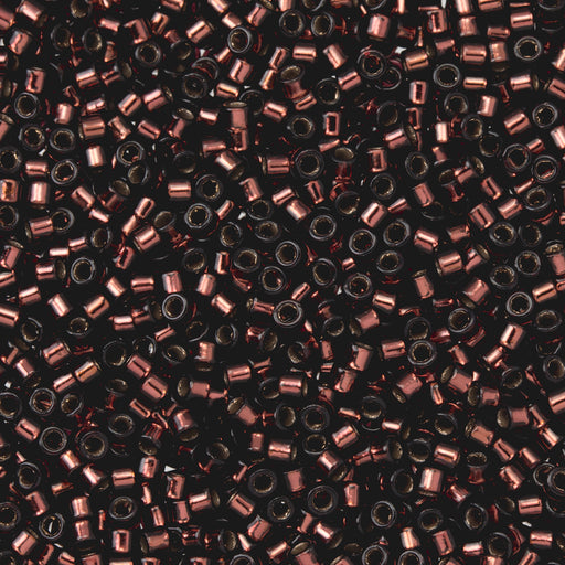 Toho Aiko Seed Beads, 11/0 #866 'Copper-Lined Dark Amethyst' (4 Grams)