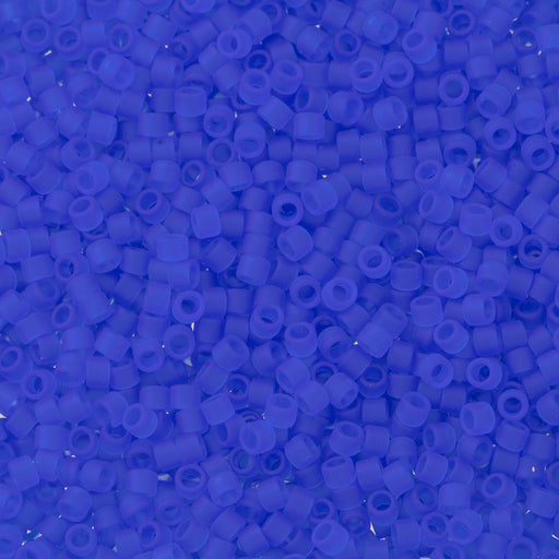 Toho Aiko Seed Beads, 11/0 #942F 'Transparent Frosted Sapphire' (4 Grams)
