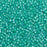 Toho Aiko Seed Beads, 11/0 #954 'Lt Jonquil-Lined Aqua' (4 Grams)