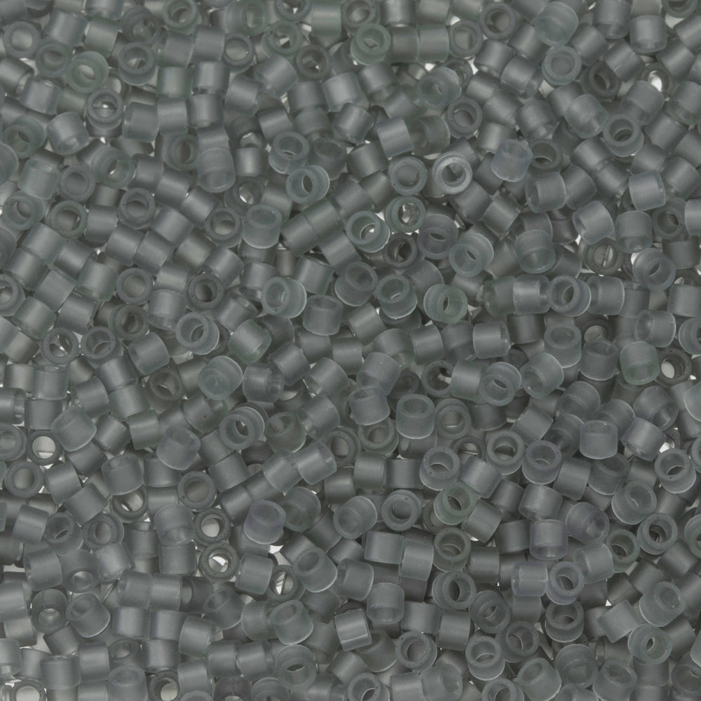 Toho Aiko Seed Beads, 11/0 #9BF 'Transparent Frosted Gray' (4 Grams)