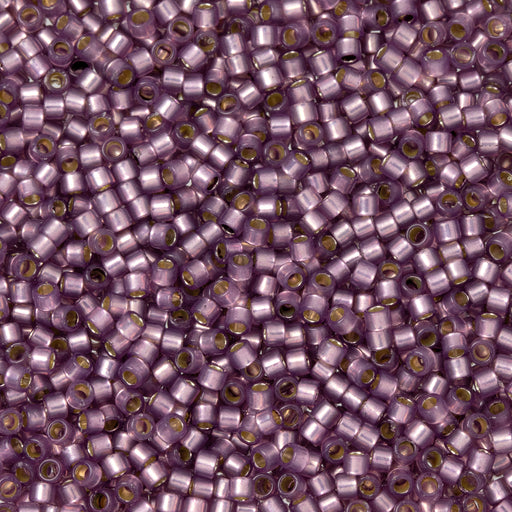Toho Aiko Seed Beads, 11/0 #PF2108 'PermaFinish Translucent Silver-Lined Amethyst' (4 Grams)