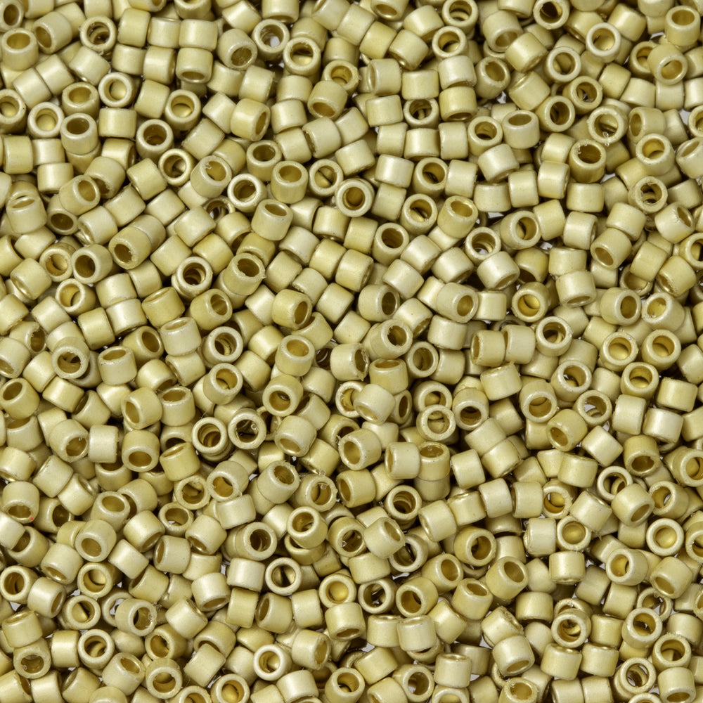 Toho Aiko Seed Beads, 11/0 #PF558F 'PermaFinish Galvanized Matte Aluminum' (4 Grams)