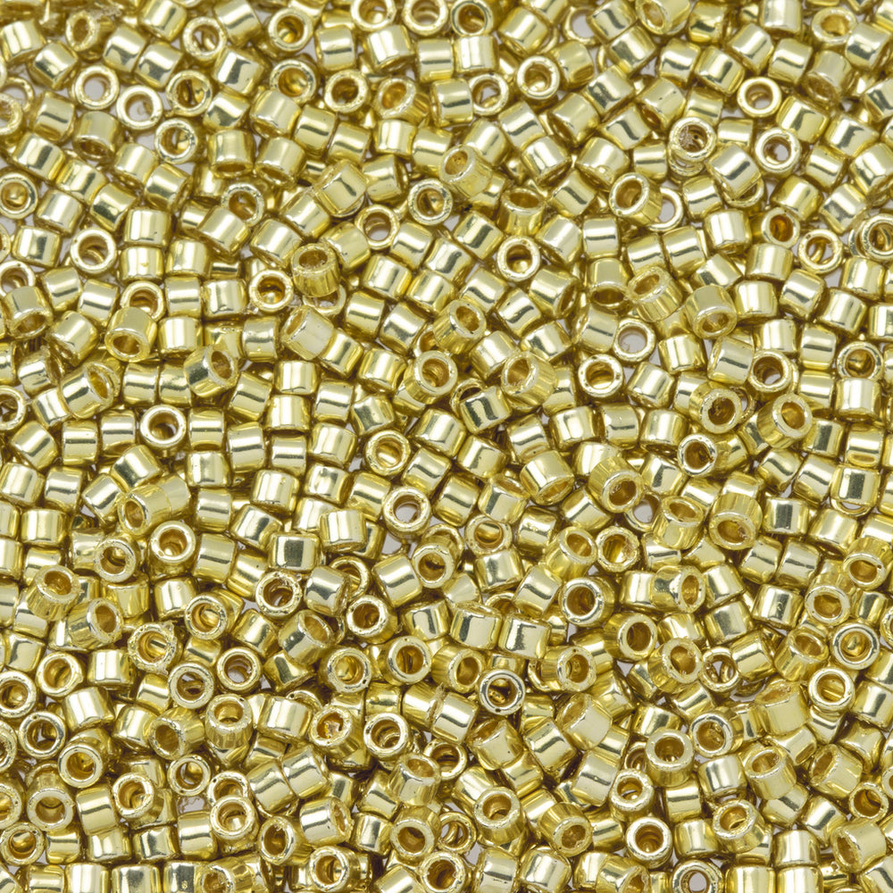 Toho Aiko Seed Beads, 11/0 #PF559 'PermaFinish Galvanized Yellow Gold' (4 Grams)