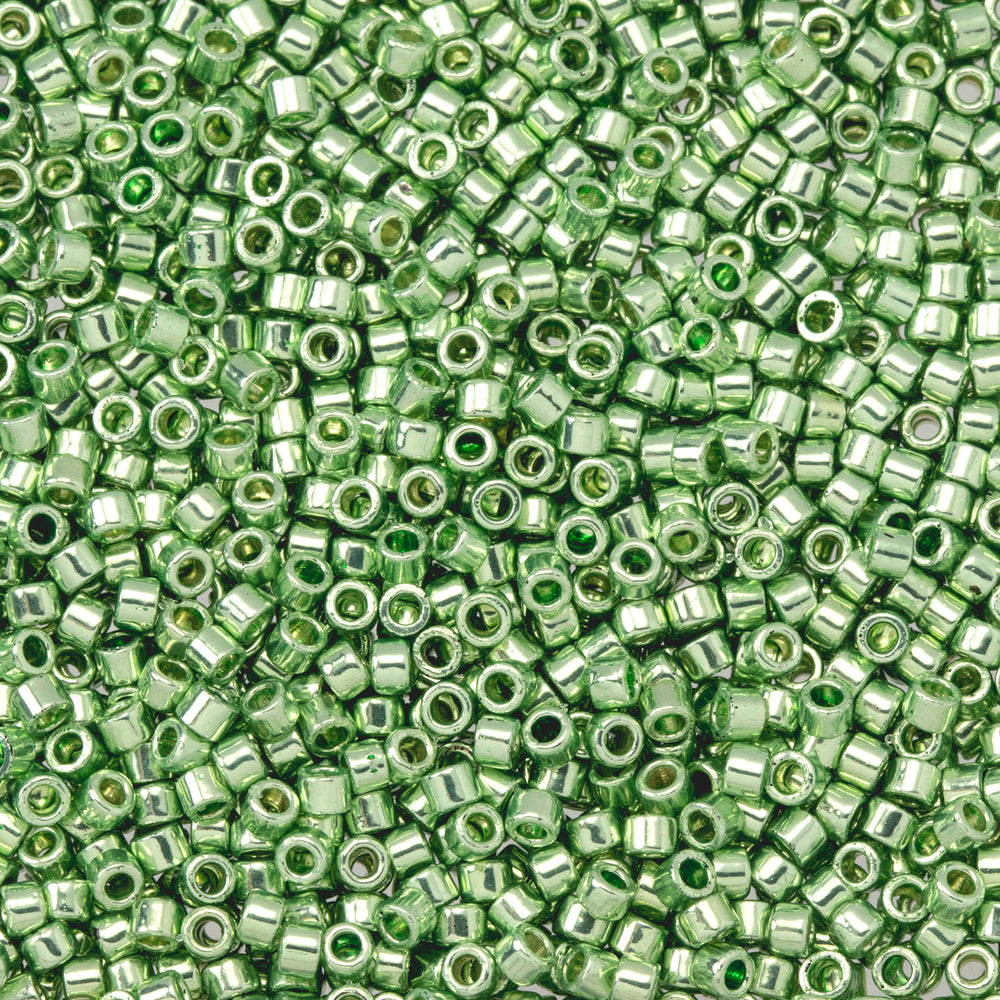 Toho Aiko Seed Beads, 11/0 #PF560 'PermaFinish Galvanized Sea Foam' (4 Grams)