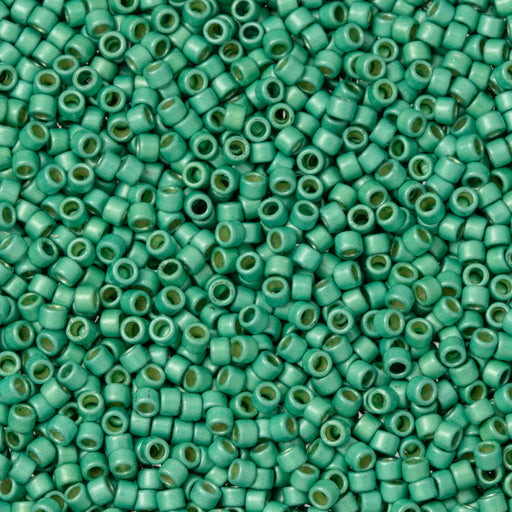 Toho Aiko Seed Beads, 11/0 #PF561F 'PermaFinish Galvanized Matte Lt Teal' (4 Grams)