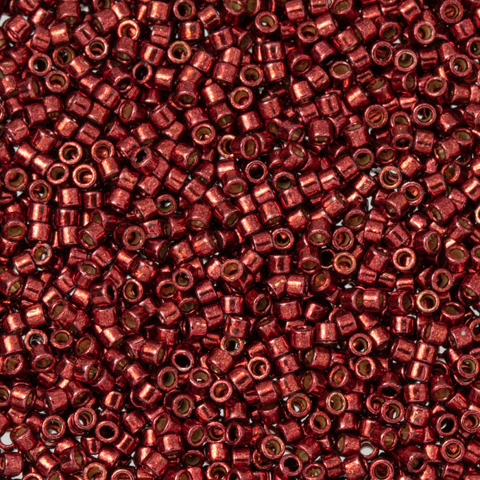 Toho Aiko Seed Beads, 11/0 #PF564 'PermaFinish Galvanized Brick Red' (4 Grams)