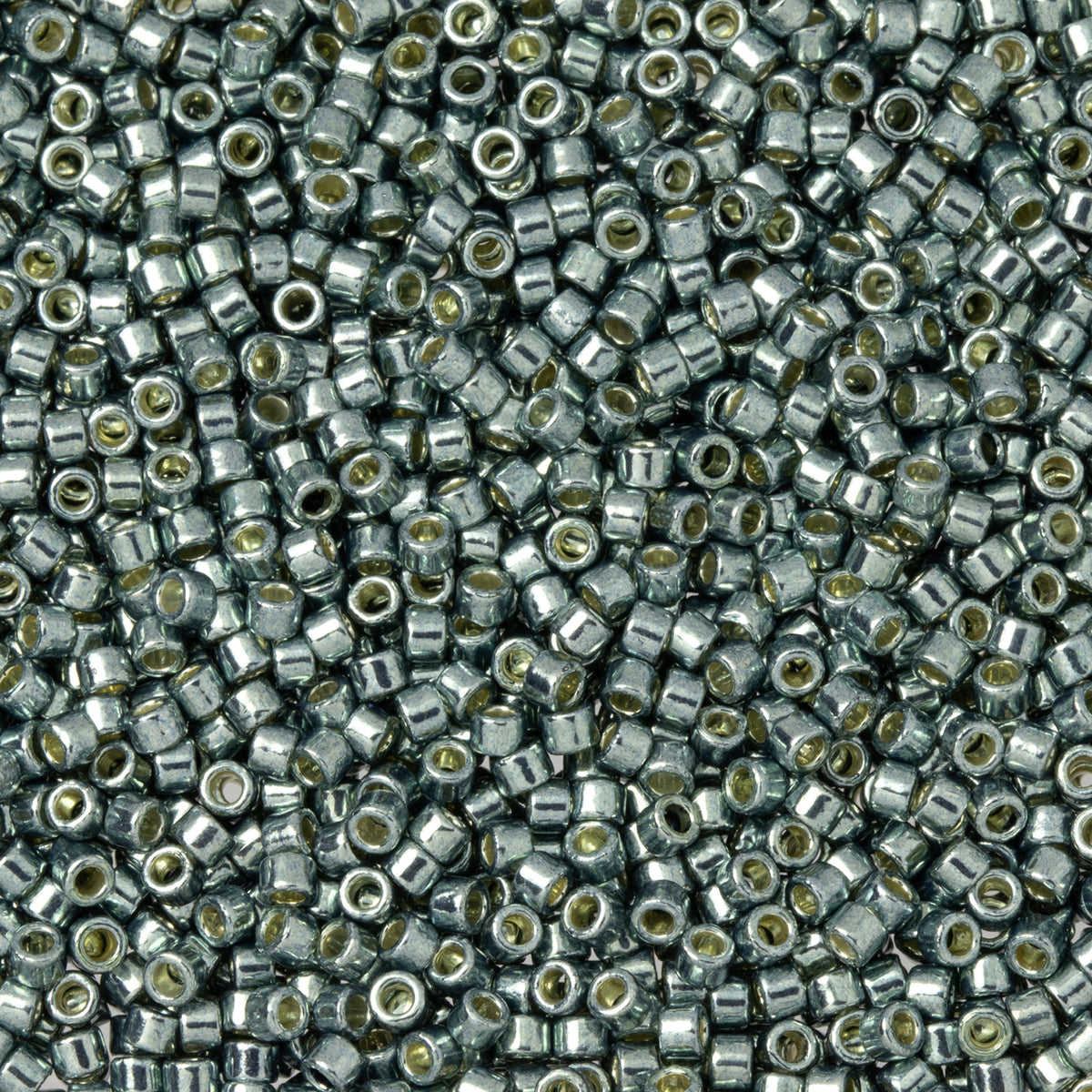 Toho Aiko Seed Beads, 11/0 #PF565 'PermaFinish Galvanized Blue
