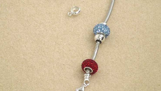 European Love Bug Charm Bead Spacer For Snake Chain Bracelets - Fits Pandora, Chamilia