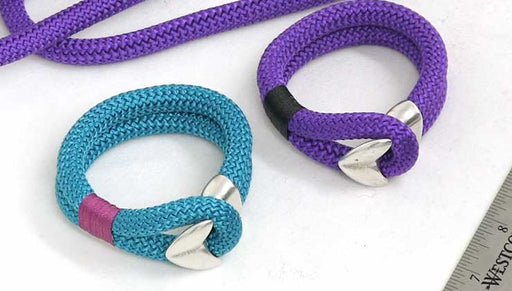 How to Make a Looped Climbing Rope Bracelet