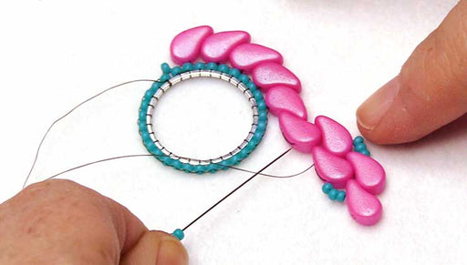 How to Make the Paisley Pixie Earrings with Czech Glass Paisley Duo 2-Hole Beads