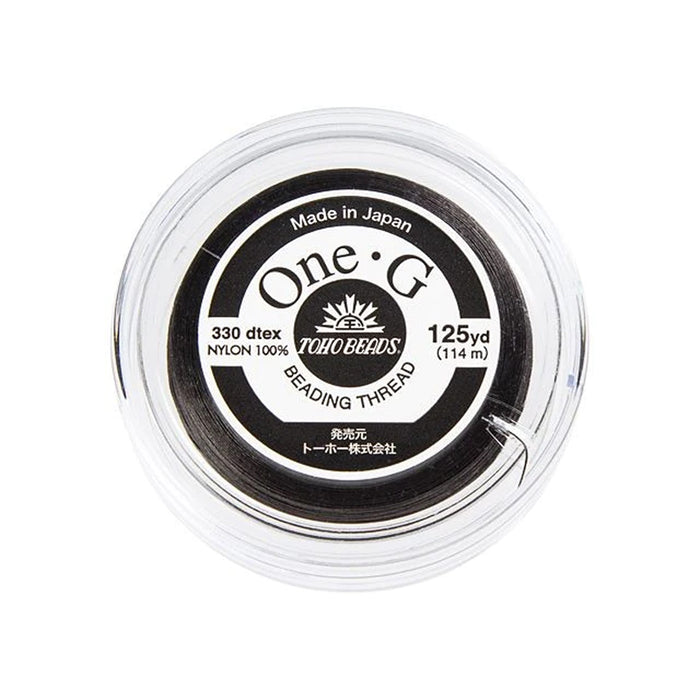 Toho One-G Nylon Beading Thread, Brown (125 Yard Spool)