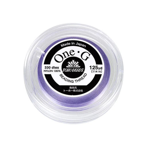 Toho One-G Nylon Beading Thread, Light Lavender (125 Yard Spool)