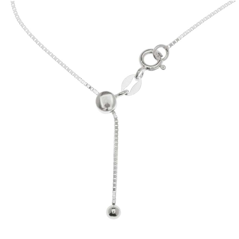Sterling Silver Adjustable Singapore Chain (20 in) | Shane Co.
