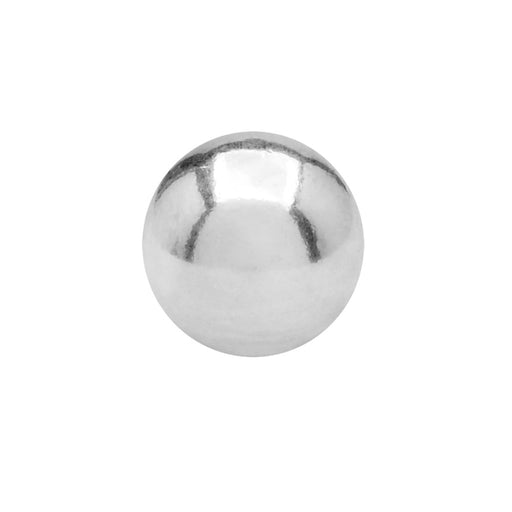 Bracelet Finding, Replacement Ball End For Screw End Bangle 6mm, Sterling Silver (1 Piece)