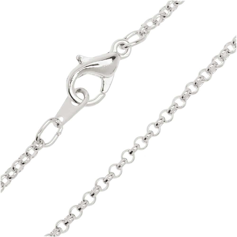 Stacker Clasp Silver Chain Necklace - PDPAOLA