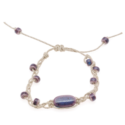 Retired - Plum Purple Braided Bracelet