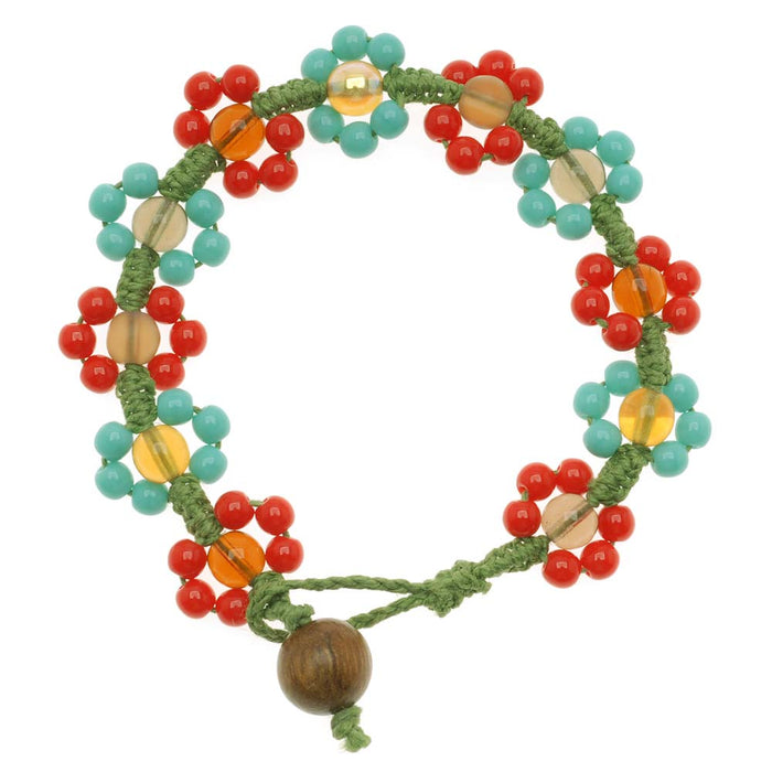 Retired - Peace, Love, and Flowers Bracelet