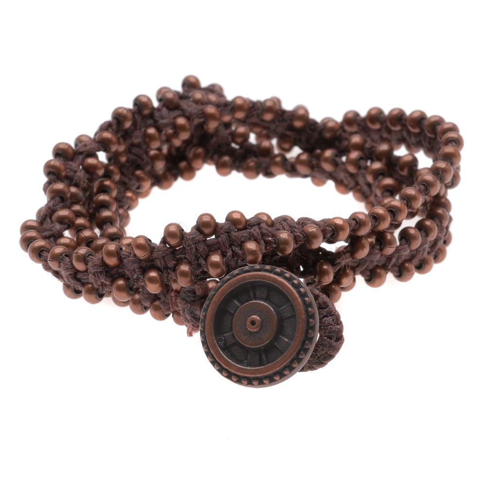 Cinnamon Bark Wrap Bracelet (Reboot) — Beadaholique