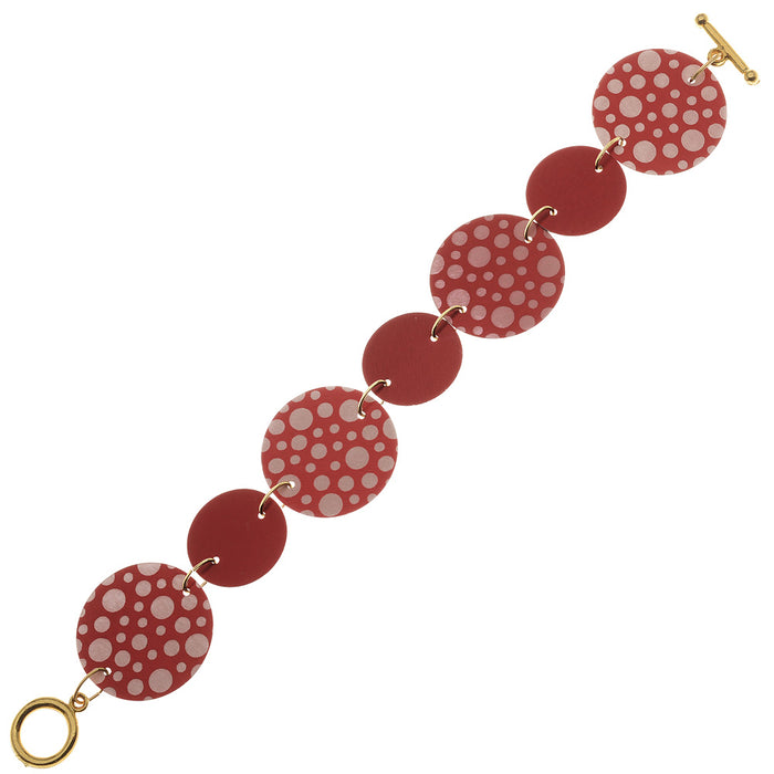 Retired - Reversible Holiday Red Bracelet