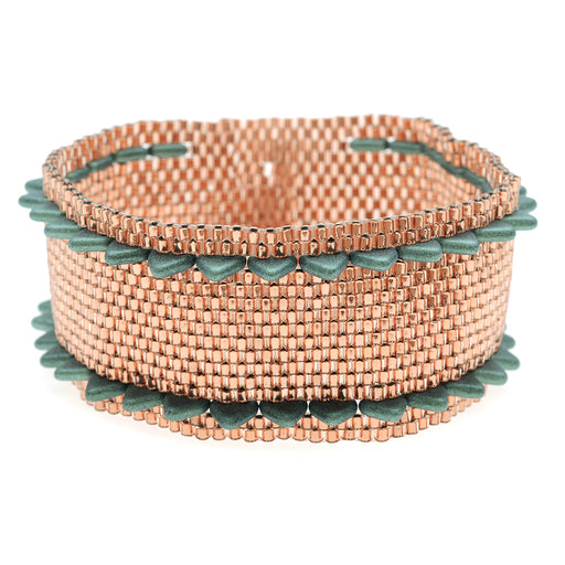 Retired - Golden Dragon Peyote Bracelet