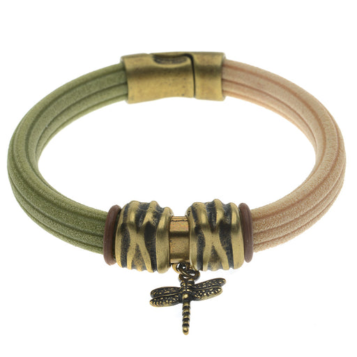 Retired - Regaliz Dragonfly Two-tone Bracelet