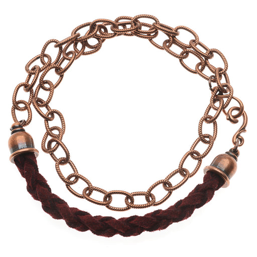 Retired - Crimson Copper Wrap Bracelet