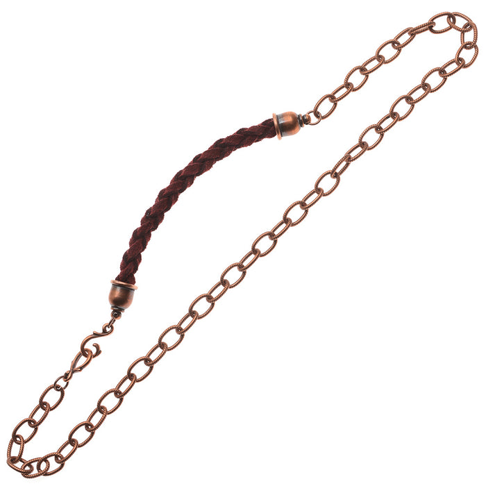 Retired - Crimson Copper Wrap Bracelet