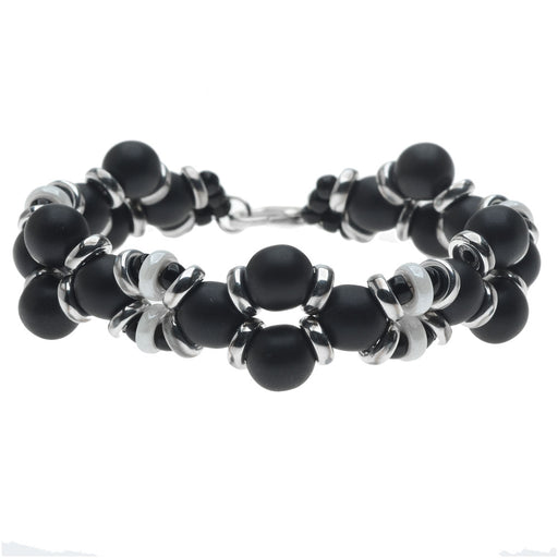 Retired - Selene Bracelet in Black and Silver