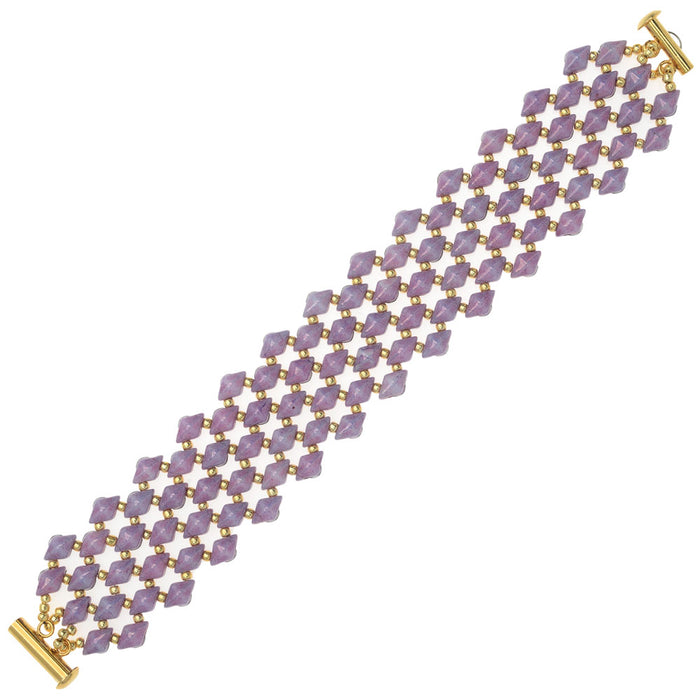 DiamonDuo Fish Scales Bracelet in Purple