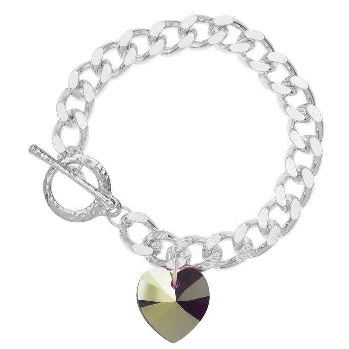 19 Styles Crystal Heart Charm Bracelets & Bangles - Gold - www.Nuroco.com