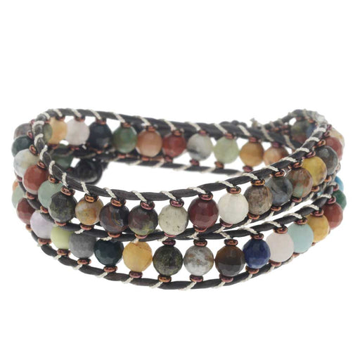 Retired - Leather Duo Wrap It Bracelet