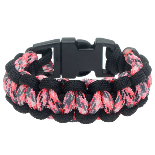 Retired - Pink Camo Paracord Bracelet