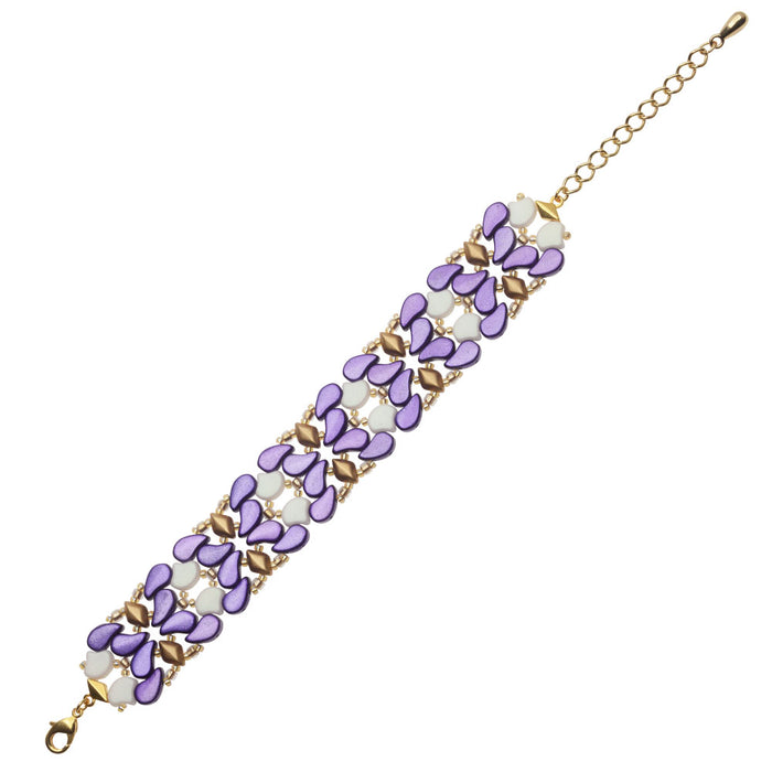 Paisley Princess Bracelet in Metalust Purple