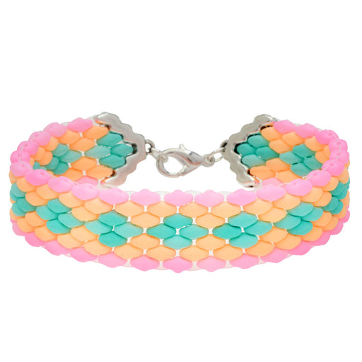 Summertime Party SuperDuo Bracelet in Silver