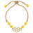 Golden Honeycomb Adjustable Bracelet
